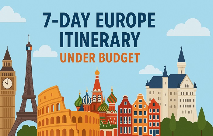7-Day Europe Itinerary Under Budget | Cheap Europe Tour from India